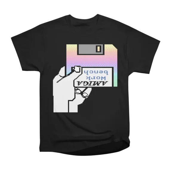 Amiga workbench vaporwave insert disk T-Shirt Tee Gift For Him Merch ...