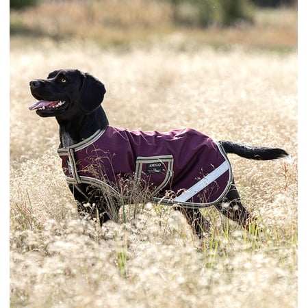 Amigo® Ripstop Waterproof Dog Blanket (XS, Fig/Navy & Tan)