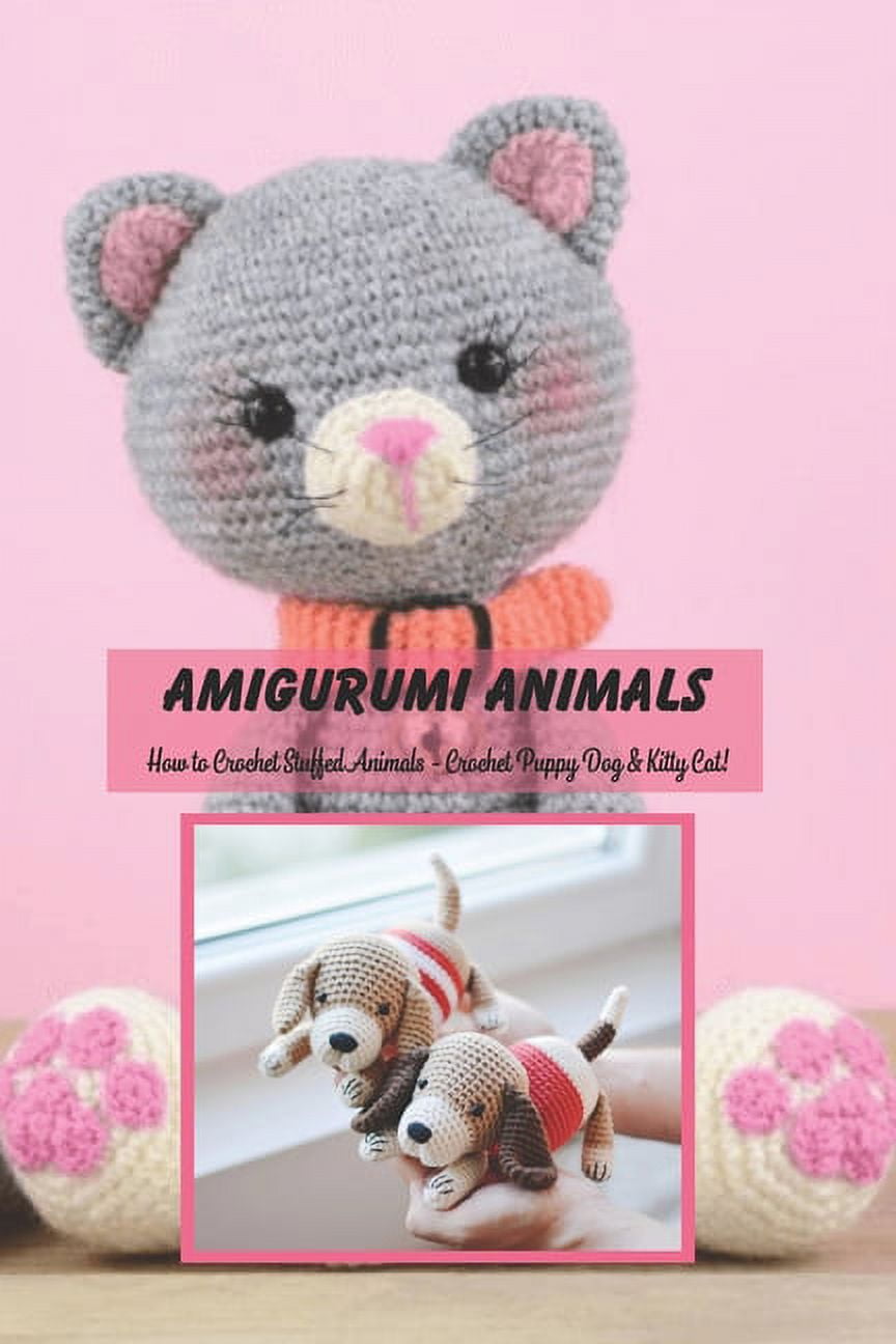 How to Crochet Stuffed Animals: Crochet Puppy Dog & Kitty Cat! (Amigurumi)  