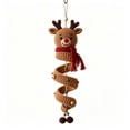 thumbnail image 1 of Amigurumi Crochet Kit Christmas Reindeer Ornament Spiral Craft Supplies With Yarn Hook For Holiday DIY Decor, 1 of 5