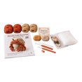 thumbnail image 1 of Amigurumi Crochet Kit, Crochet Kit for Beginners 8 Inch Orange Hermit Crab Hood Hat Project with Soft Yarn for Crocheting Small Crochet Hooks Full Accessory Set, 1 Pack, 1 of 5