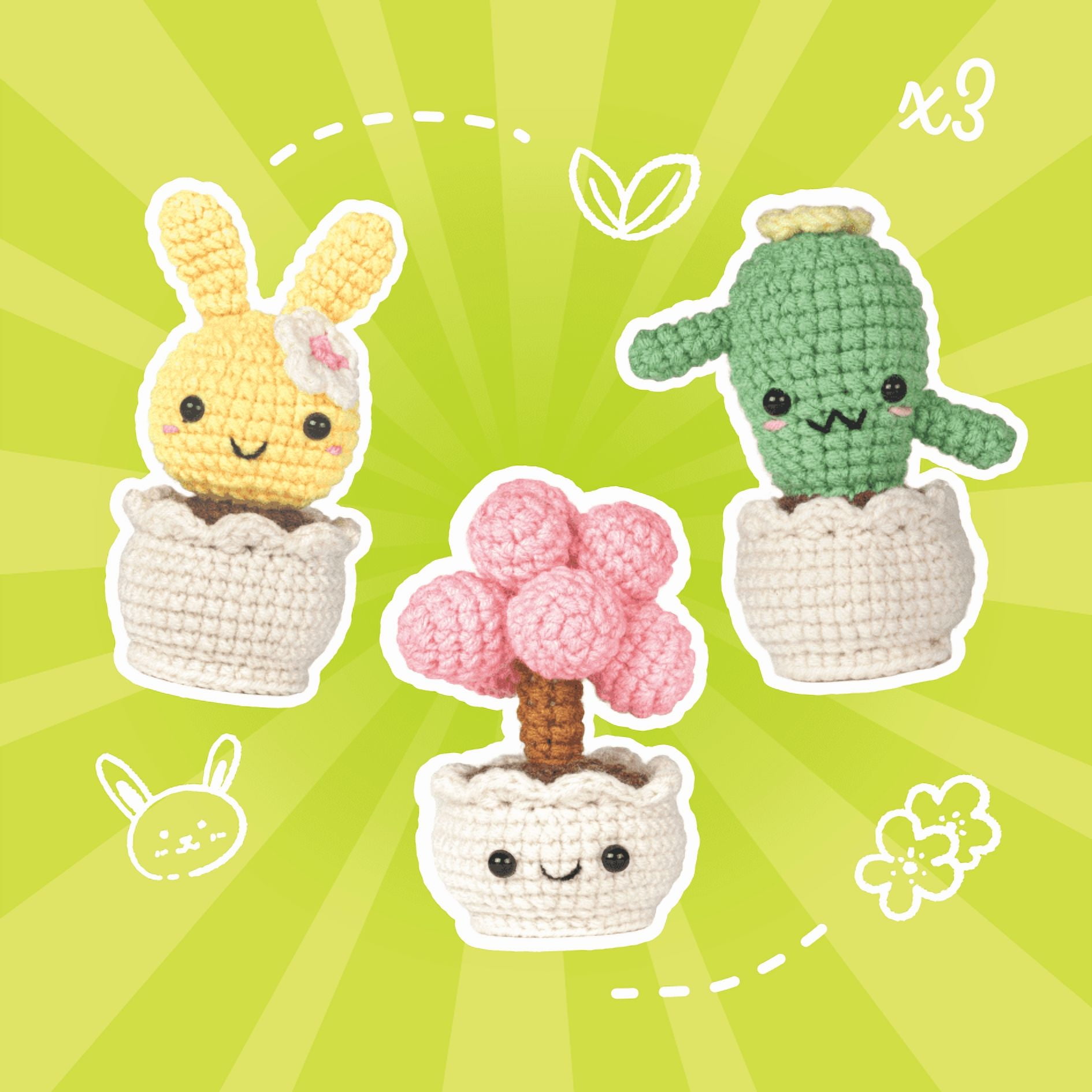 Amigurumi DIY Crochet Kit Wizardi F07N8-M253
