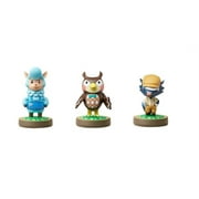 Amiibo Animal Crossing 3-Pack (Blathers, Cyrus, Kicks) Bulk Pack for Nintendo Switch, WiiU, 3DS