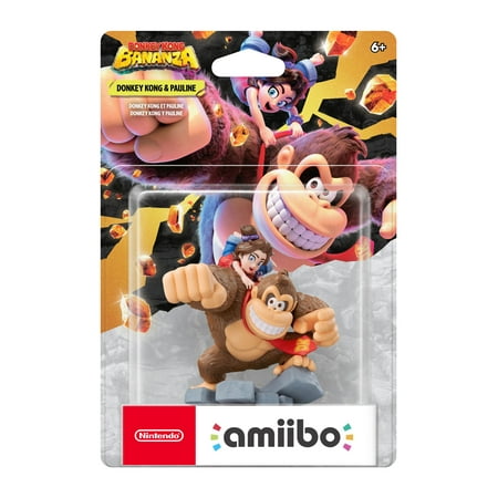 Nintendo - amiibo -  Donkey Kong and Pauline: Donkey Kong Bananza Series - Multi