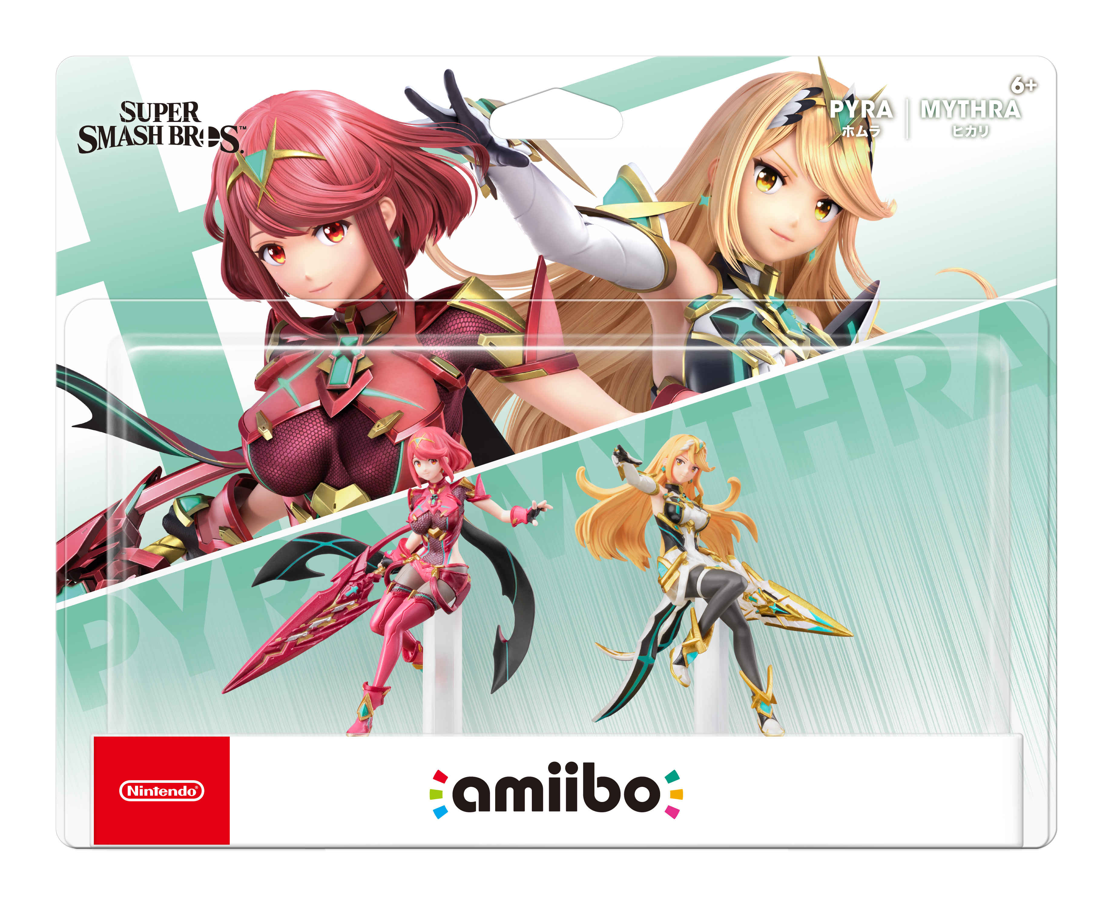 Amiibo - Pyra + Mythra 2-Pack - Super Smash Bros. Series - Nintendo Switch - image 1 of 3