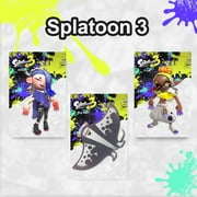 Amiibo - Splatoon 3 Series NFC Chip, Set of 3 Pcs Amiibo NFC Chip of Splatoon 3(Frye,Shiver,Big Man)