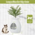 thumbnail image 1 of Amijoy Plant Cat Litter Box w/ Smart Odor Control, Hidden Enclosed Cat Litter Box Furniture w/ Faux Plant, 1 of 6