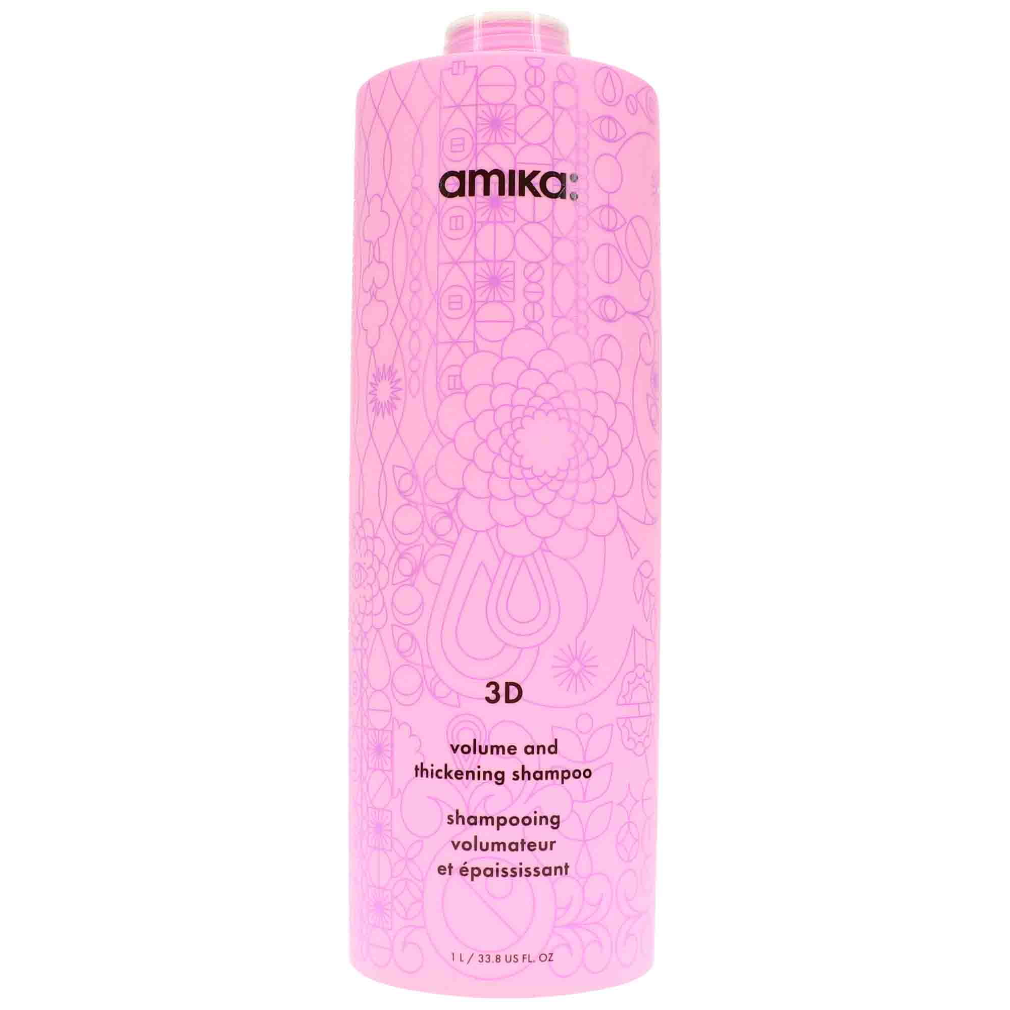 Amika 3D Volume Plus Thickening Shampoo 33.8 oz
