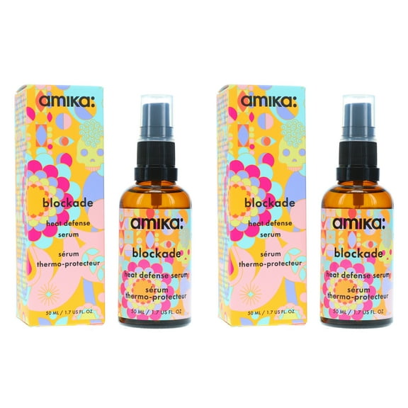 Amika Blockade Heat Defense Serum 1.7 oz 2 Pack