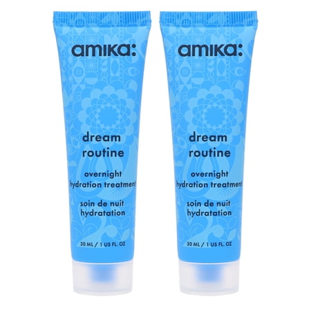 Amika Dream Routine Overnight Hydration Treatment 1 oz 2 Pack
