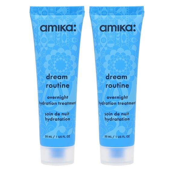 Amika Dream Routine Overnight Hydration Treatment 1 oz 2 Pack