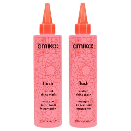 Amika Flash Instant Shine Mask 6.7 oz 2 Pack