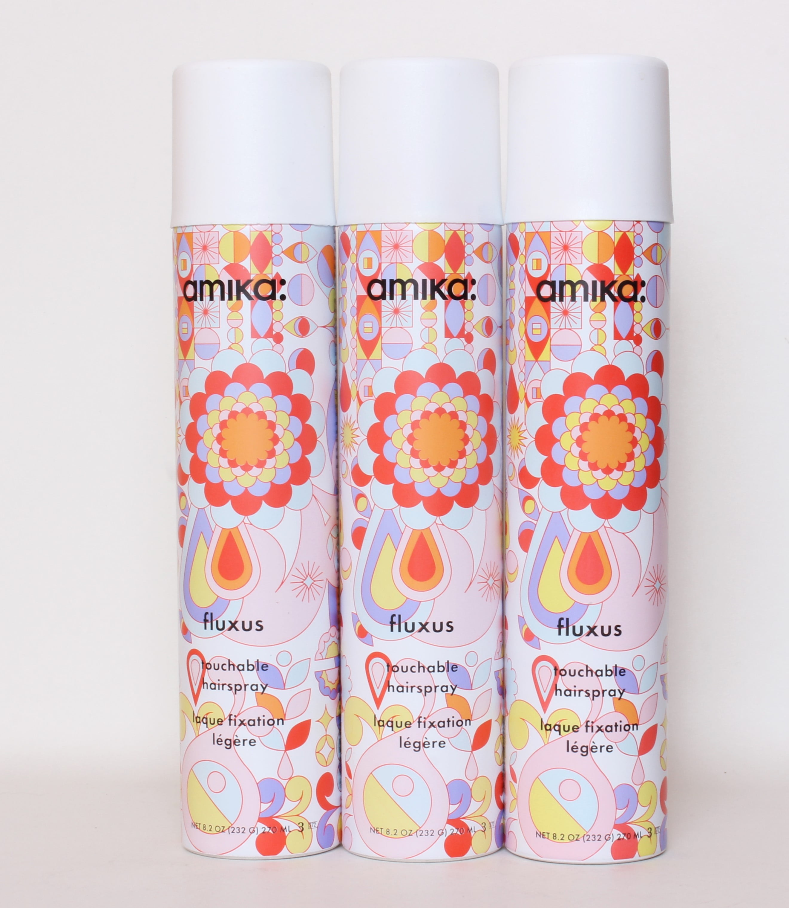 Amika Fluxus Touchable Hairspray, Flexible Hold, Humidity