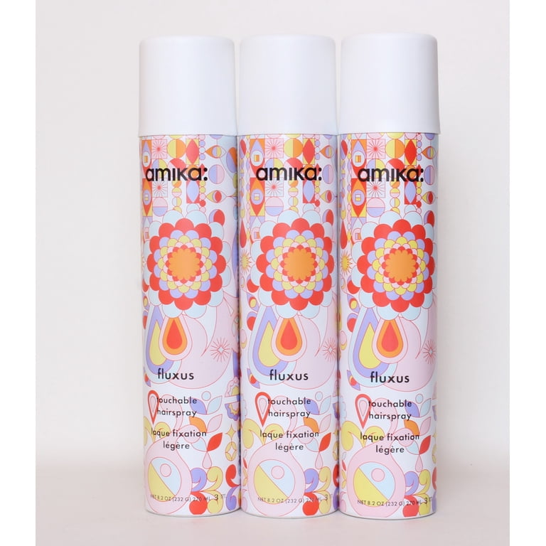 Amika Fluxus Touchable Hairspray, Flexible Hold, Humidity