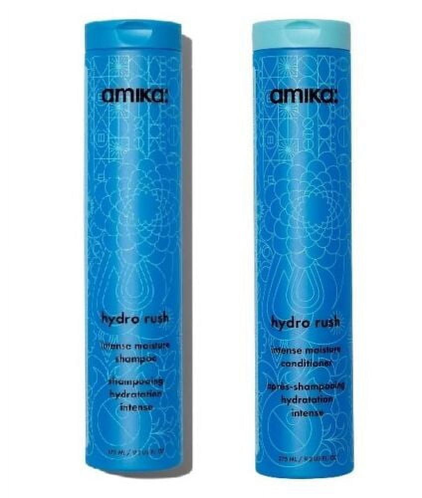 Amika Hydro Rush Intense Moisture Shampoo & Conditioner 9.2 oz Duo Set