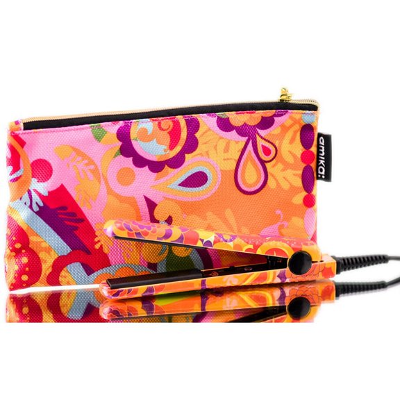 Amika Mighty Mini Ceramic Styler (Color : Pattern - 0.5 inch)