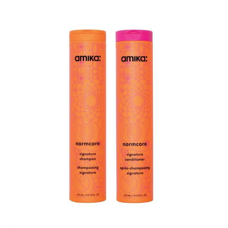 Amika Normcore Signature Shampoo 9.2 oz, Conditioner 9.2 oz, Soft
