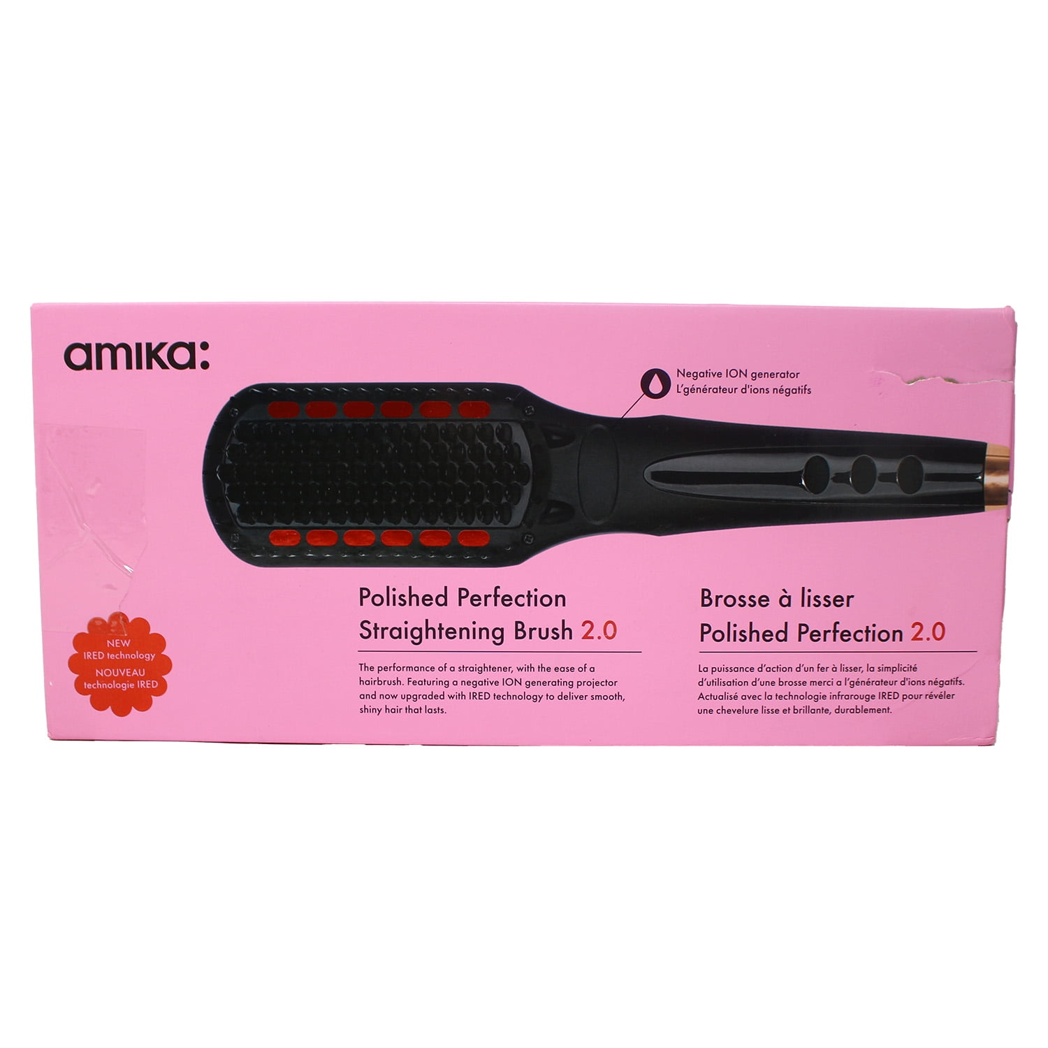Amika Ionic Hairbrush Polished Perfection Thermal Straightening