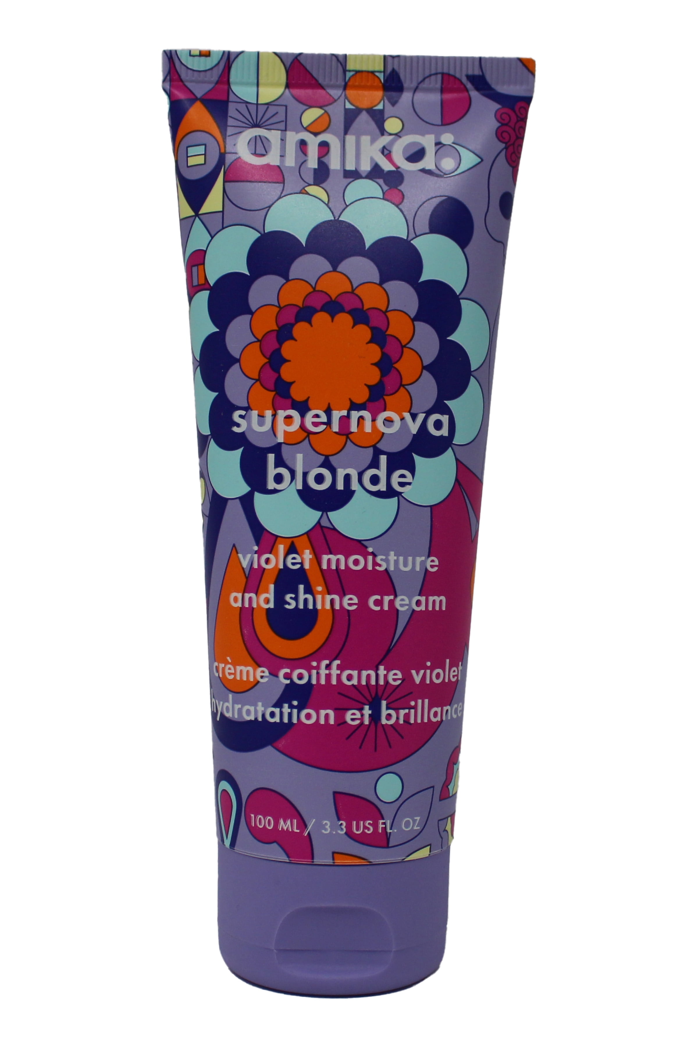 Amika Supernova Blonde Violet Moisture and Shine Cream 3.3 oz