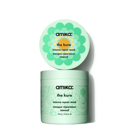 Amika The Kure Intense Repair Hair Face Mask 16.9 Oz / 500 Ml