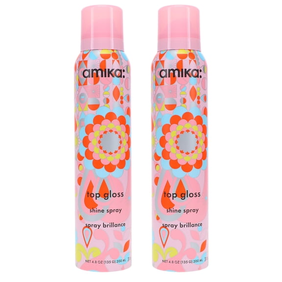 Amika Top Gloss Shine Spray 4.8 oz 2 Pack
