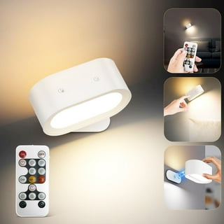 Hireath Portable Smart LED Battery Powered Wall Sconce Stick On Lights,  Motion Sensor Night Light, Magnetic Rechargeable Lights for Living Room,  Bedroom, Kidsroom, Bathroom, Hallway, Wardobe. 