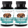 thumbnail image 1 of AminAvast Kidney Support Supplement for Dogs, 1000mg, 60 Capsules, 2-Pack, 1 of 7