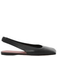 thumbnail image 1 of Amina Muaddi Nappa Black Ane Slingback Flats, Brand Size 35.5 ( US Size 5.5 ), 1 of 1