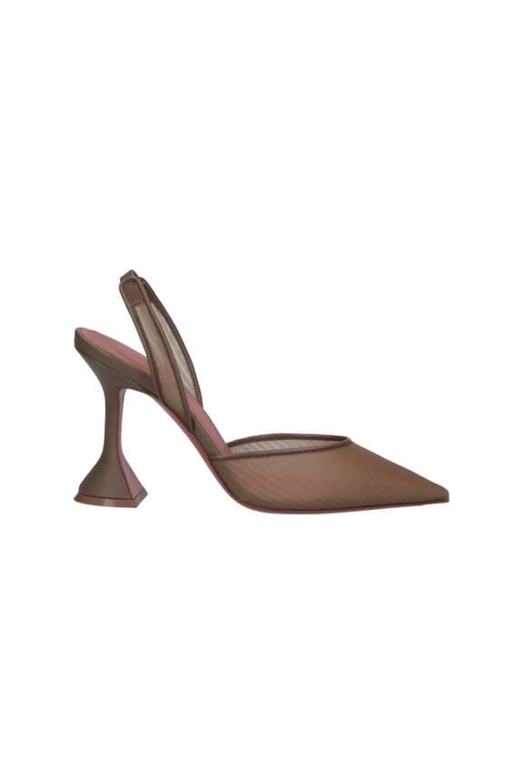 Taupe Holli Pointed-Toe Slingback Pumps Brown (Women's)