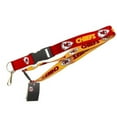 thumbnail image 1 of Aminco NFL Kansas City Chiefs Reversible Lanyard, Team Colors, one Size (NFL-LN-162-07), 1 of 2
