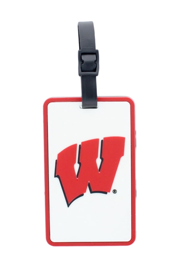 Wisconsin Badgers Soft Luggage/Bag Tag