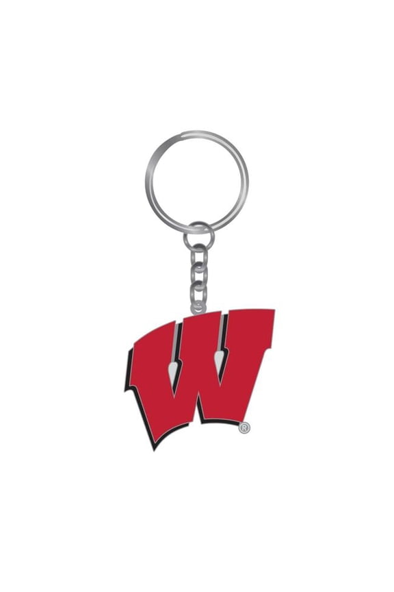 6326410243 Wisconsin Decalrs Keychain - Logo