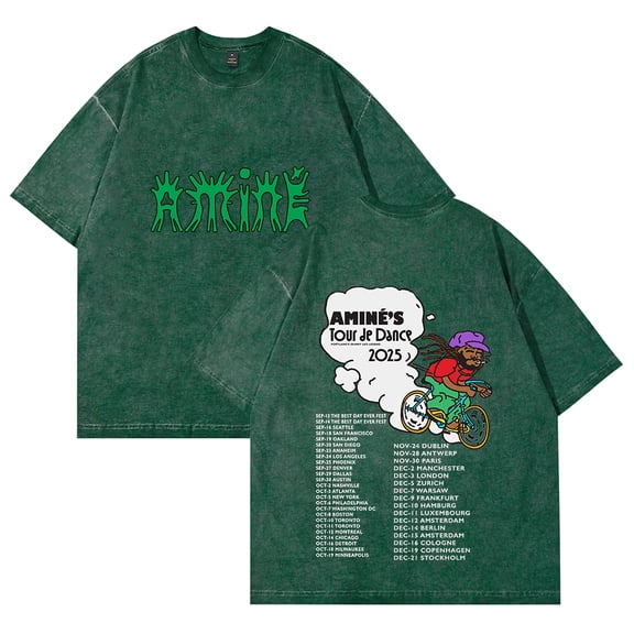 Amine Tour 2025 Tee Merch Men Women Tshirt Trendy Streetwear