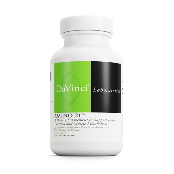 Amino 21, 750 mg, 90 Capsules, DaVinci Laboratories of Vermont