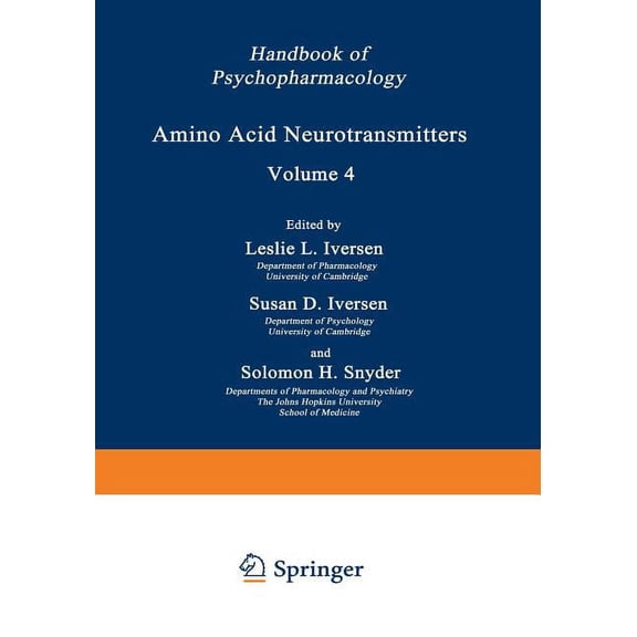 Amino Acid Neurotransmitters, (Paperback)
