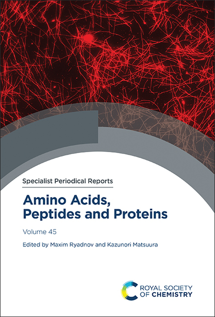 Specialist Periodical Reports - Amino Ac Amino Acids, Peptides and Proteins: Volume 45, Book 45, (Hardcover)