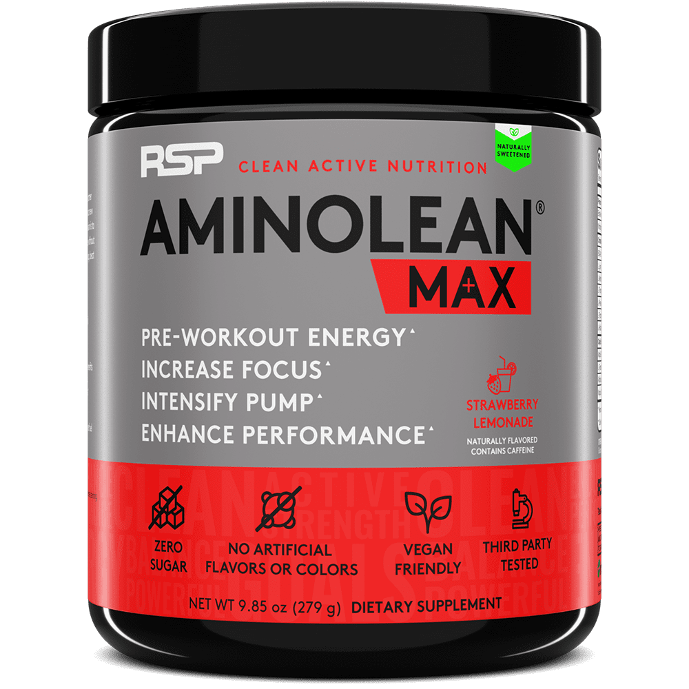 AminoLean MAX Pre Workout Powder with BCAAs and EAAs, Intense Amino Energy for Lean Muscle