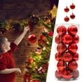 Aminojy 2024 Christmas Tree Decorations Clearances Designer Glass From