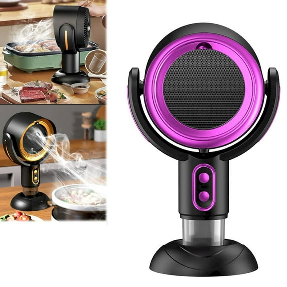 Aminojy 2025 New Smoke Fan for Smoking Indoors, Portable Smokeaway Purifier Fan, Hot Pot, Bbq, Extractor Hood No Smell Finally Clearance
