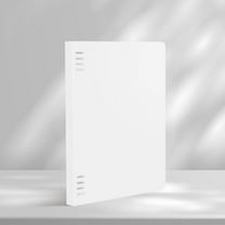 Aminojy A5/B5 Spiral Notebook with Removable Pages - Frosted PP Cover Journal for Writing, School & Office - D-Ring Binder with 8-Hole Coil & Index Tabs