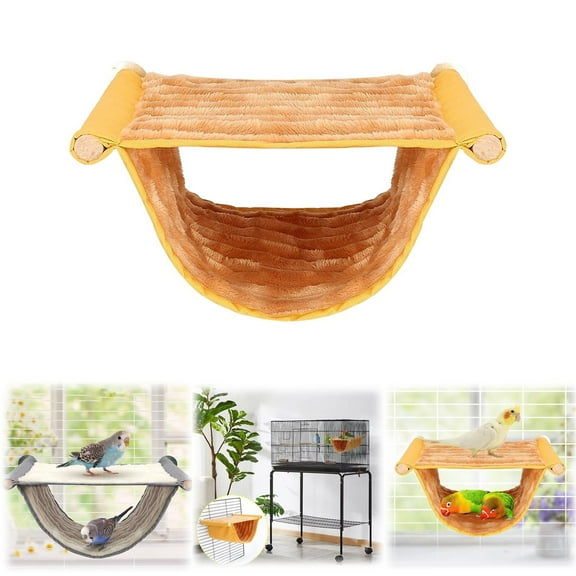 Aminojy Christmas Decorations Clearance Winter Warm Bird Nest Bed For Hanging Cuddly House Parrot House Tent Toy Bird Cage For Budgies Lovebirds Finches