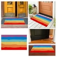 Aminojy Colorful Beach Themed Carpet Non Slip Entrance Door Mat