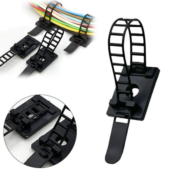 Aminojy Garland Hangers for Front Door, Garland Hanger, Cable Organizer Fixture, Adjustable Christmas Garland Hooks Ties Hanging Strips Straps for Window Stocking Wreath Decorations Hanging Strips