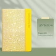 thumbnail image 1 of Aminojy Glitter Notebook 8.3"x5.7" - 240 Lined Page Hardcover Journal with Elastic Band, Non-Peel Sparkle Cover for Writing, School & Gifts (A5 Size), 1 of 4