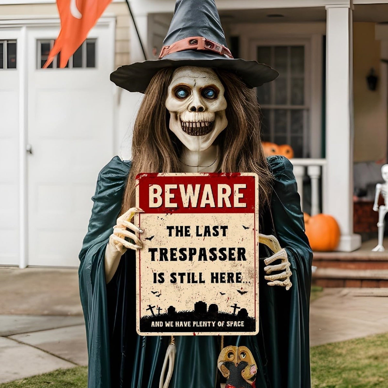 Aminojy Halloween Hangs Funny Halloween Decoration Signs Halloween