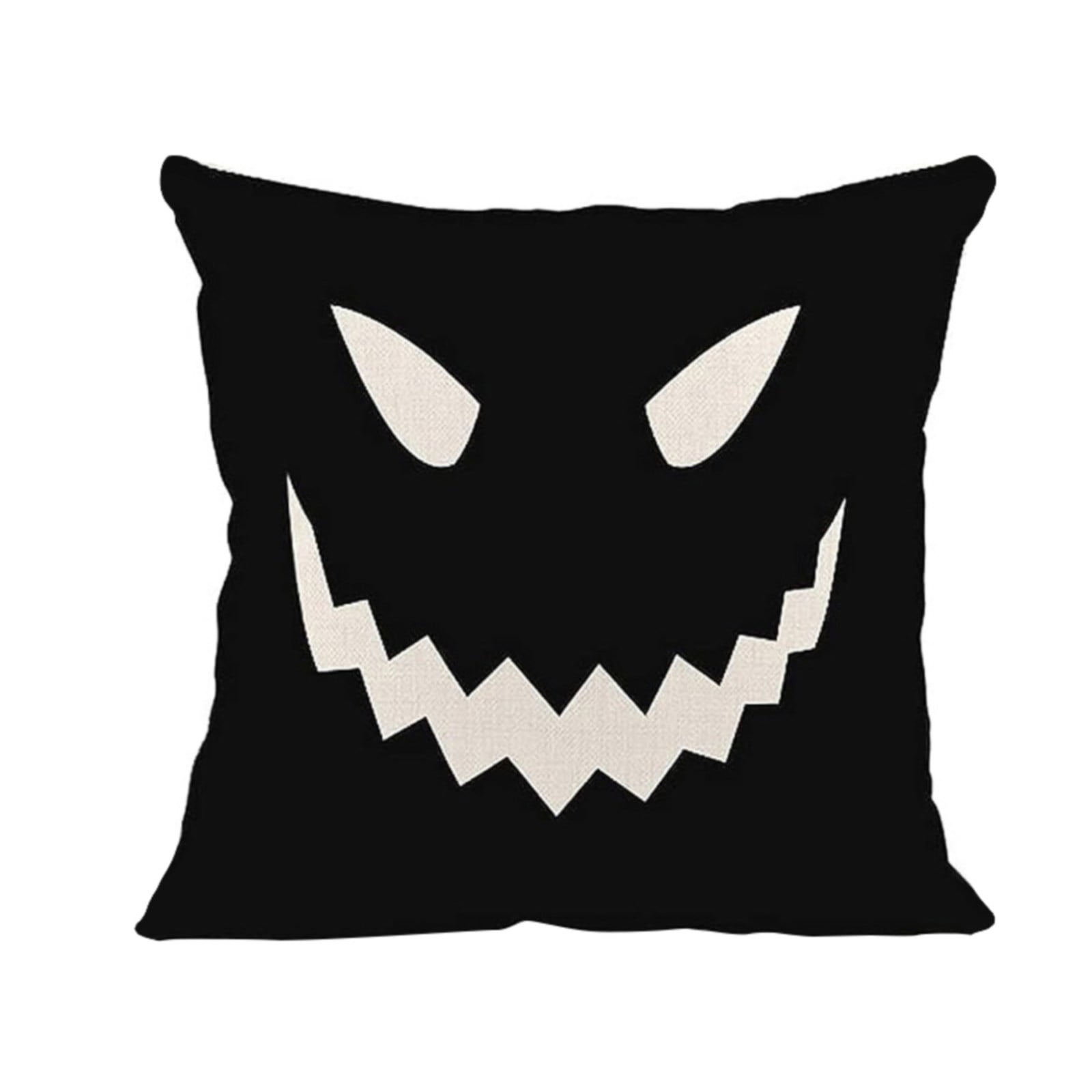 Aminojy Halloween Pillows Throw Pillow Cover Pattern Orange Halloween