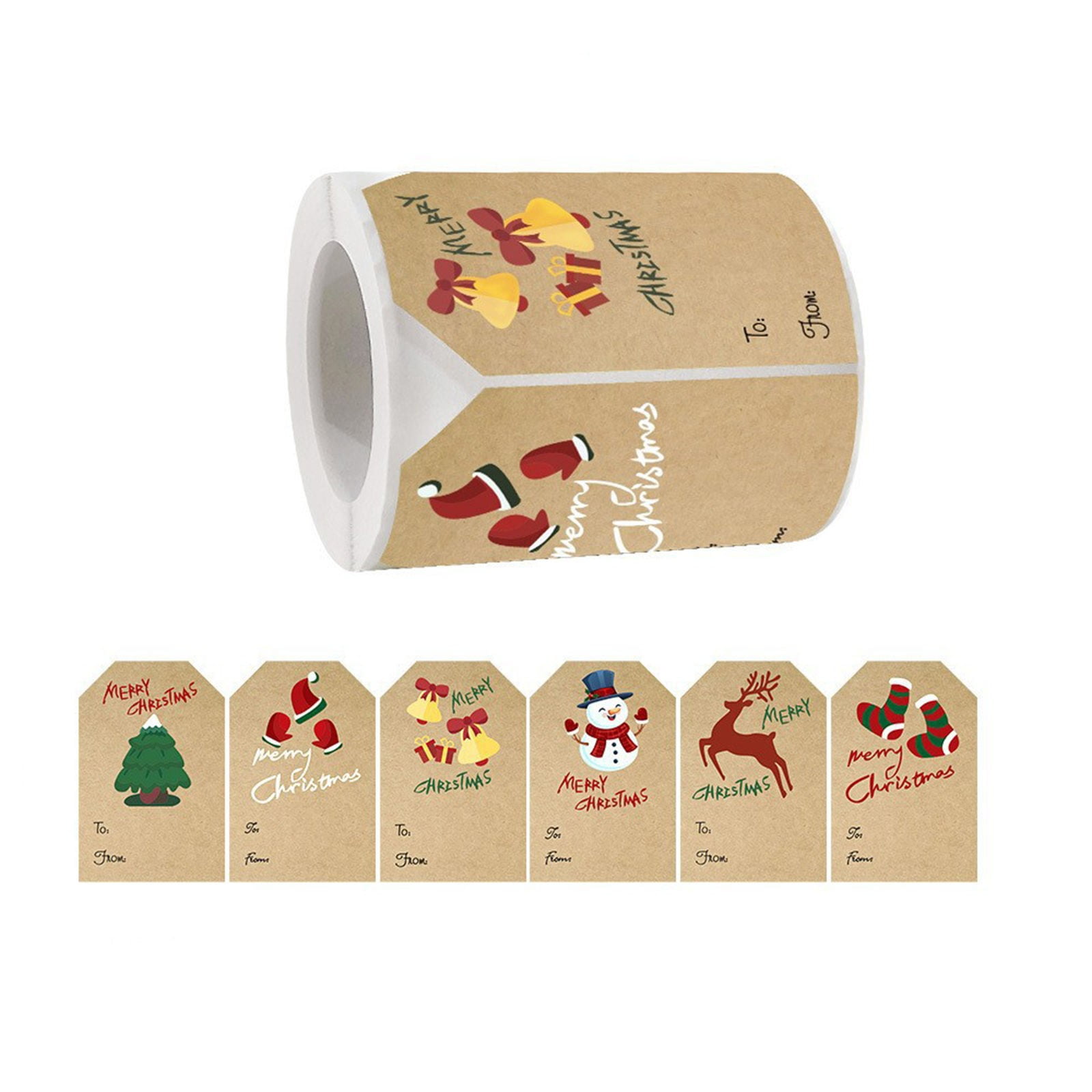 Aminojy Kids Christmas Wrapping Paper Rectangle Roll Christmas Holiday ...