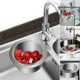 thumbnail image 1 of Aminojy Kitchen Accessorieskitchen Sink Organizer Kitchen Strainer Basket Strainer for Kitchen Food Rack Dish Drainer Gooseneck Design Vegetable Organizer for Kitchen Home Restaurant, 1 of 8