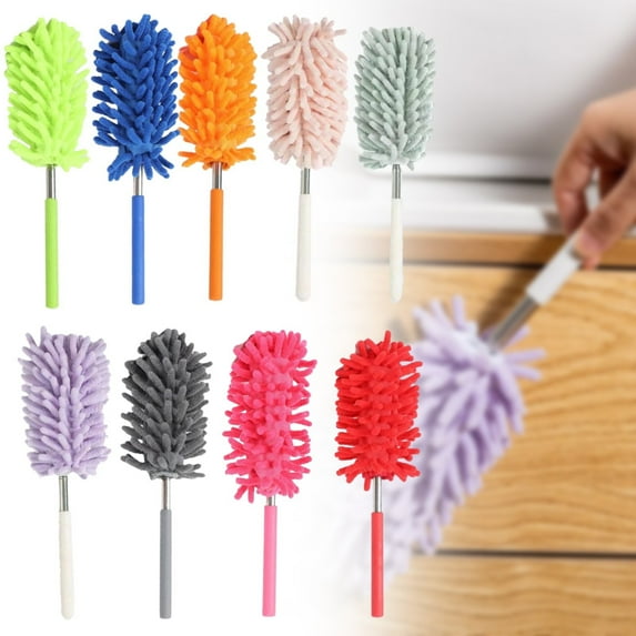 Aminojy Retractable Microfiber Duster for Cleaning Extendable, Washable Mini Dusters for Cleaning Car, Cleaning Tool for Cleaning Office, Car, Window, Computer, Air Condition Walmart Clearance