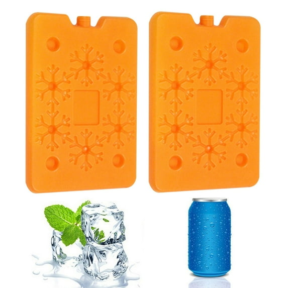 Aminojy Reusable Ice Packs for Lunch Box - Slim Freezer Blocks for Coolers, Long Lasting Cold Packs for Camping, Picnic & Work, BPA-Free Food Grade Gel Ice Blocks Clearance